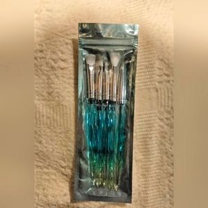 FARRAH Green and Blue Ombre Eye Brush set